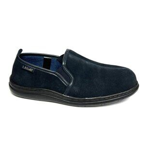 LB Evans Mens Klondike Slippers Navy, Size 11 M